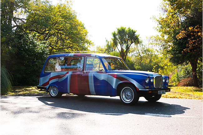 Custom Funeral Hearse Surrey - garners funeral services surrey